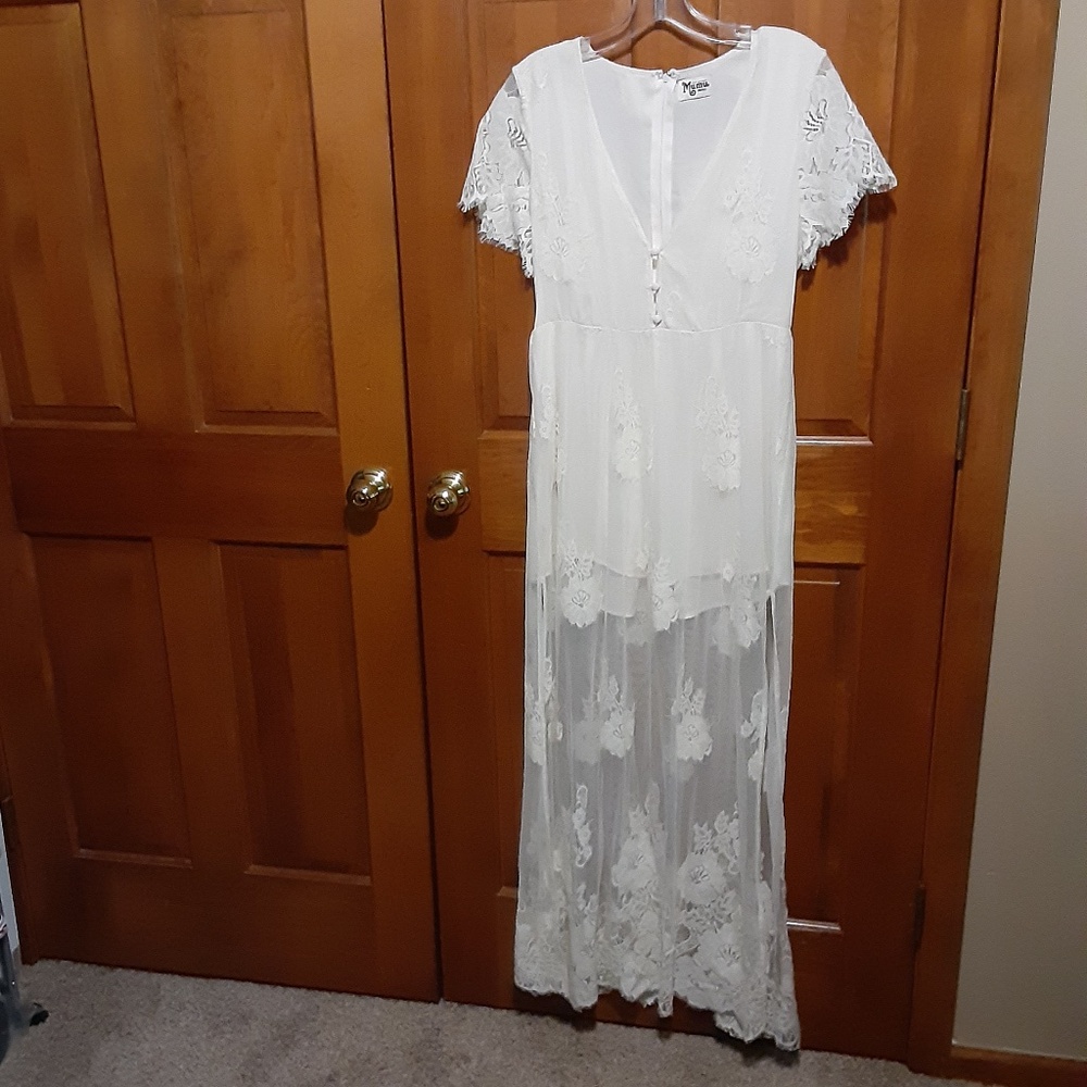 Show me Your Mumu Alina Maxi Lace Romper